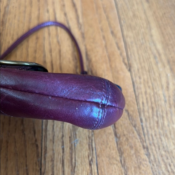 Coach Burgundy Leather Wristlet - Picture 9 of 10